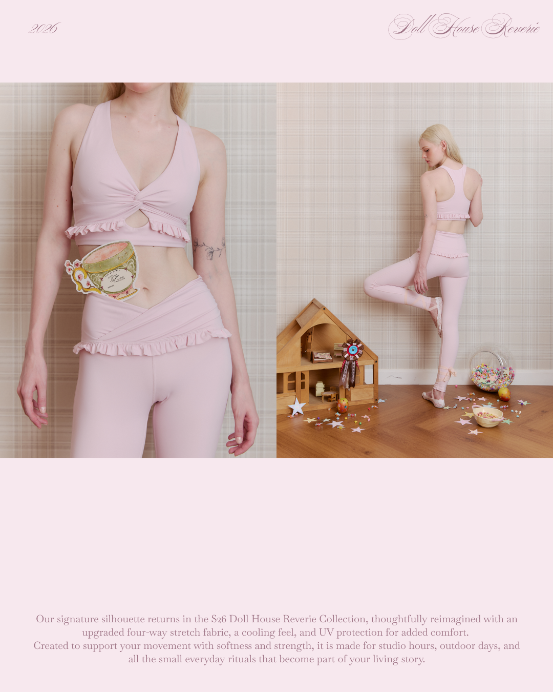 Rose Blush | Doll House Sport Bra