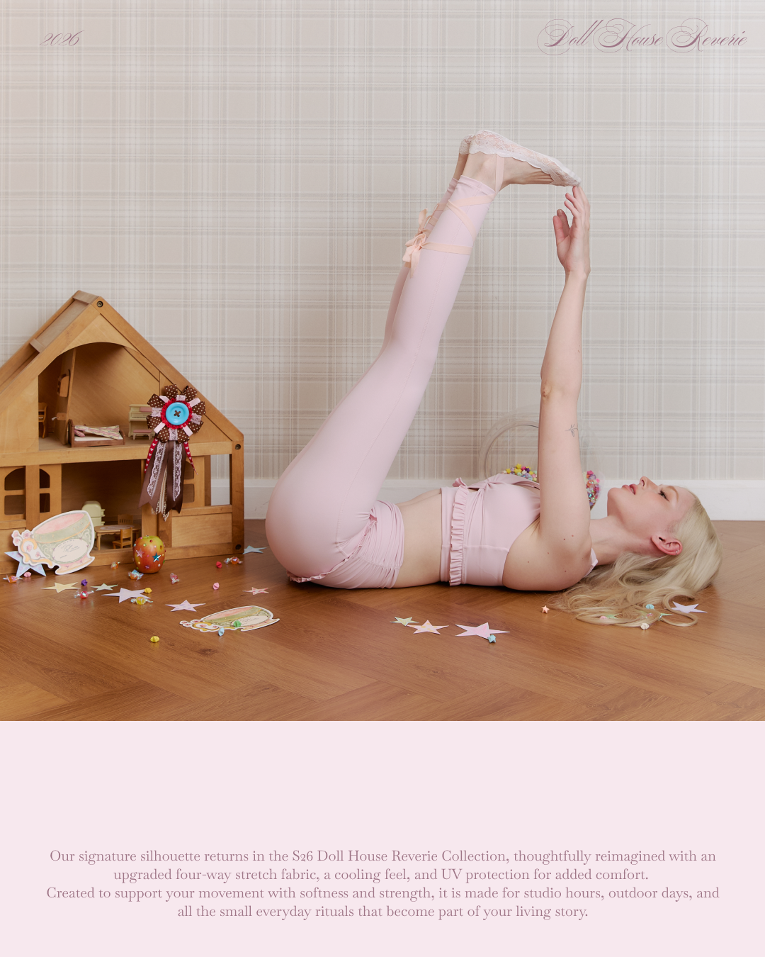 Rose Blush | Doll House Leggings